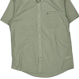 Tommy Hilfiger Short Sleeve Shirt - XL Green Cotton