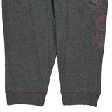 Harley Davidson Cropped Joggers - Large Gray Cotton Blend