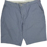 Polo By Ralph Lauren Striped Chino Shorts - 37W 9L Blue Cotton