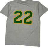 Softball Club Screen Stars T-Shirt - XL Grey Cotton Blend