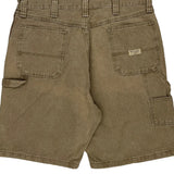 Wrangler Carpenter Shorts - 38W 10L Brown Cotton