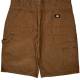 Dickies Carpenter Shorts - 36W 10L Brown Cotton