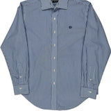 Ralph Lauren Striped Shirt - Large Blue Cotton