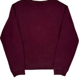 Polo By Ralph Lauren Sweatshirt - Medium Burgundy Cotton Blend