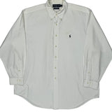 Ralph Lauren Shirt - XL White Cotton