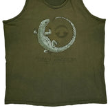 Made In USA Disney Graphic Tank Top - XL Green Cotton