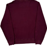 Polo By Ralph Lauren Sweatshirt - Large Burgundy Cotton Blend