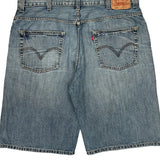 Levis Denim Shorts - 40W 10L Blue Denim
