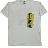 Class Of 94 Oneita College T-Shirt - Large Blue Cotton Blend