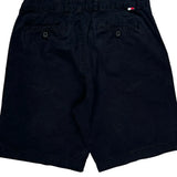 Tommy Hilfiger Chino Shorts - 32W 9L Black Cotton