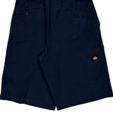 Dickies Shorts - 32W 10L Navy Polyester Blend
