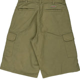 Dickies Cargo Shorts - 28W 13L Khaki Polyester Blend
