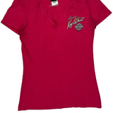 Harley Davidson Graphic T-Shirt - Medium Pink Cotton