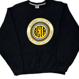 Harris County Russell Athletic College Sweatshirt - Medium Black Cotton Blend