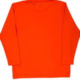 Dickies Long Sleeve T-Shirt - Large Orange Polyester