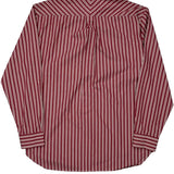 Tommy Hilfiger Striped Shirt - Large Red Cotton