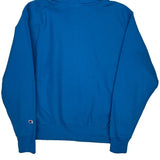 Reverse Weave Champion Hoodie - Medium Blue Cotton
