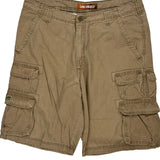 Lee Cargo Shorts - 36W 11L Brown Cotton