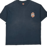 Susquehanna Valley Harley Davidson Graphic T-Shirt - 2XL Blue Cotton