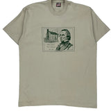 Fruit Of The Loom Single Stitch T-Shirt - XL Beige Cotton Blend