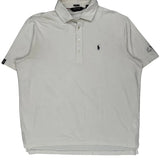 Ralph Lauren Polo Shirt - XL White Cotton