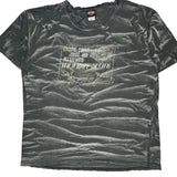 Smoky Mountain Harley Davidson Graphic T-Shirt - 2XL Gray Cotton
