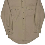 Wrangler Shirt - Small Beige Cotton