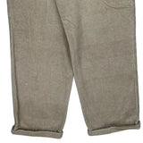 Chaps Ralph Lauren Cord Trousers - 35″ Waist Beige Cotton