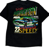 Ward Burton Nascar T-Shirt - XL Black Cotton