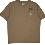 Connect Carhartt T-Shirt - Large Brown Cotton