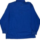 Polo By Ralph Lauren Long Sleeve Polo Shirt - Large Blue Cotton