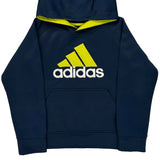 Age 8 Adidas Hoodie - Small Navy Polyester