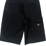 Dickies Shorts - 32W 11L Black Cotton Blend