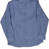Spier & Mackay Slim Shirt - Large Blue Linen