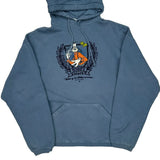 Goofy Disney Graphic Hoodie - Small Blue Cotton