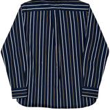 Tommy Hilfiger Striped Shirt - Large Brown Cotton