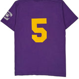 Lsu Fruit Of The Loom Single Stitch T-Shirt - Small Purple Cotton Blend