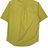 Nautica Short Sleeve Shirt - Small Yellow Cotton