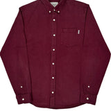 Carhartt Shirt - Medium Burgundy Cotton