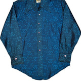 Innovation Floral Shirt - Large Blue Polyester