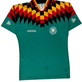 Germany Adidas Football Shirt - Small Teal Polyester