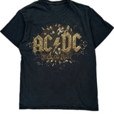 Rock Or Bust 2015 Ac/Dc Band T-Shirt - Medium Black Cotton
