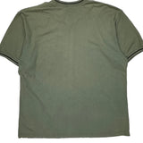 Nike V-Neck T-Shirt - XL Green Cotton