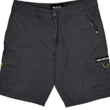 Ecko Unltd Cargo Shorts - 38W 10L Black Cotton