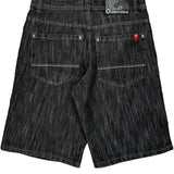 Southpole Denim Shorts - 34W 11L Black Denim