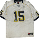 Number 15 Nike Football Jersey - Large Navy Polyester