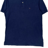 Tommy Hilfiger Polo Shirt - Large Navy Cotton