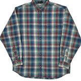 Lee Checked Flannel Shirt - XL Multicoloured Cotton