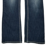 Love Indigo Boot Cut Jeans - 30W UK 8 Blue Cotton