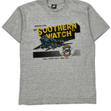 Operation Southern Watch Fruit Of The Loom Single Stitch T-Shirt - Large Grey Cotton Blend